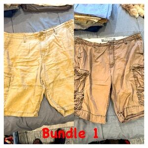Old Navy Men's Cargo Shorts Bundle 2 pairs
